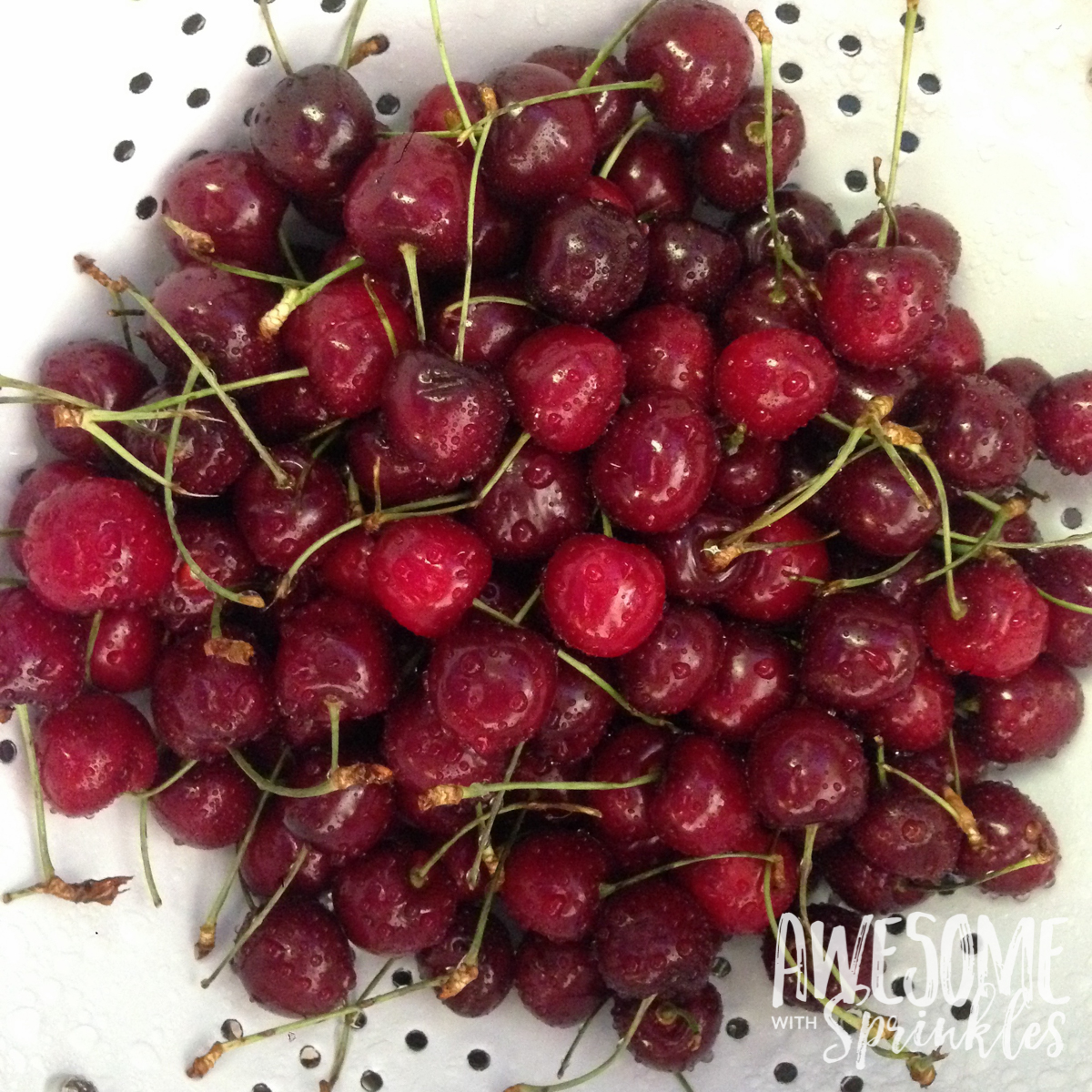 Rum Cherry Sauce Awesome with Sprinkles