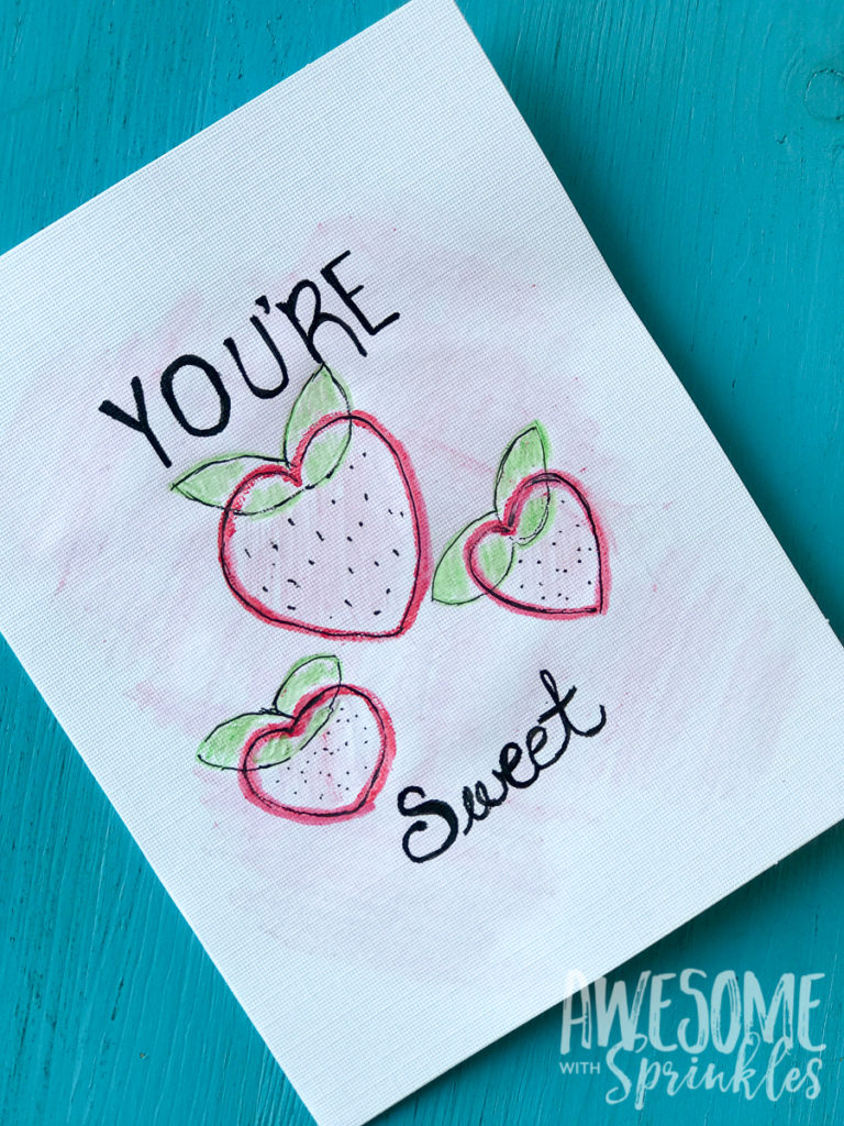 Custom Watercolor Cards | Awesome with Sprinkles