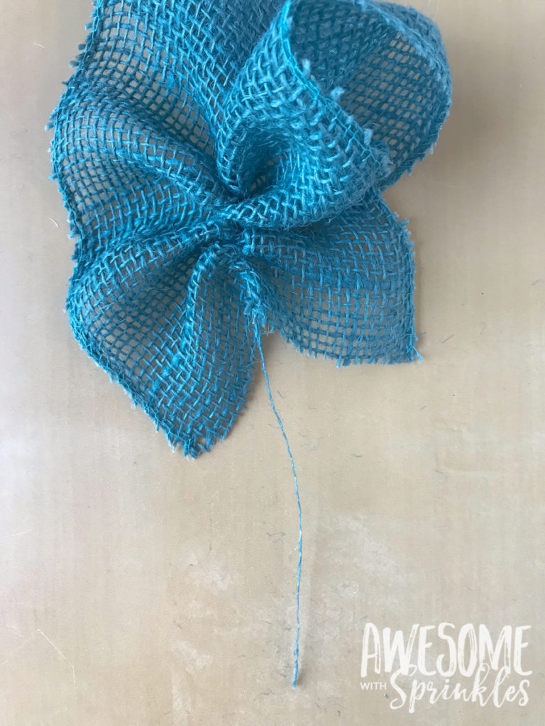 Flag Burlap Ruffle Wreath | Awesome with Sprinkles