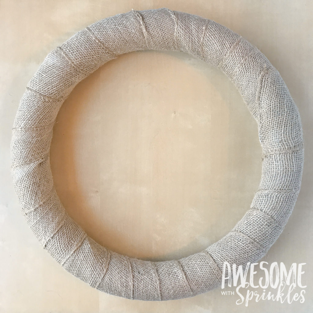 Flag Burlap Ruffle Wreath | Awesome with Sprinkles