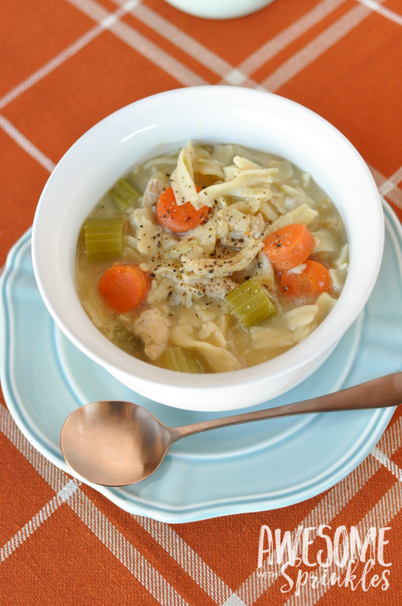 Sick-Day Chicken Noodle Soup | Awesome with Sprinkles