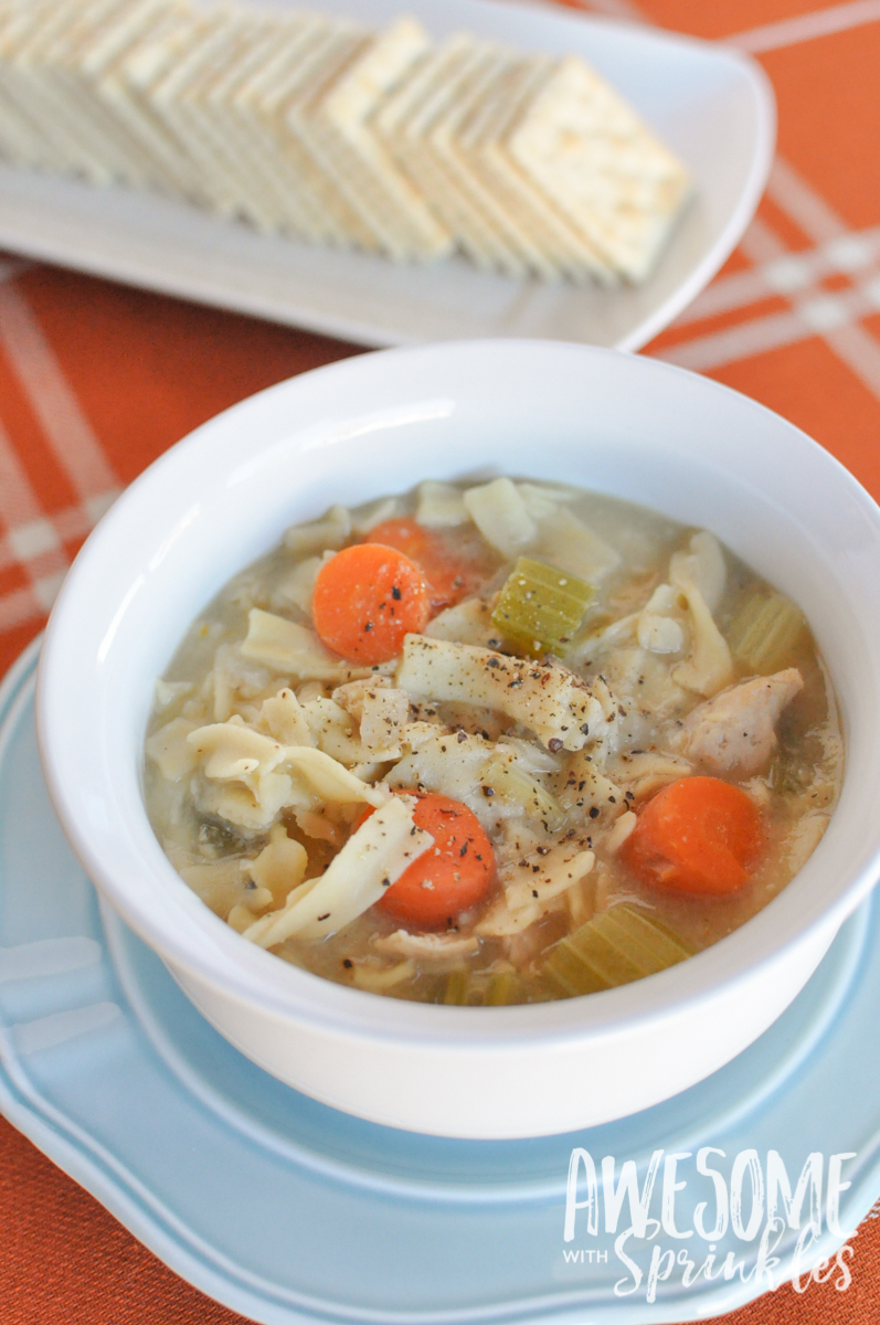 Sick-Day Chicken Noodle Soup | Awesome with Sprinkles