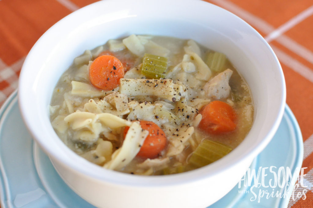 Sick-Day Chicken Noodle Soup | Awesome with Sprinkles