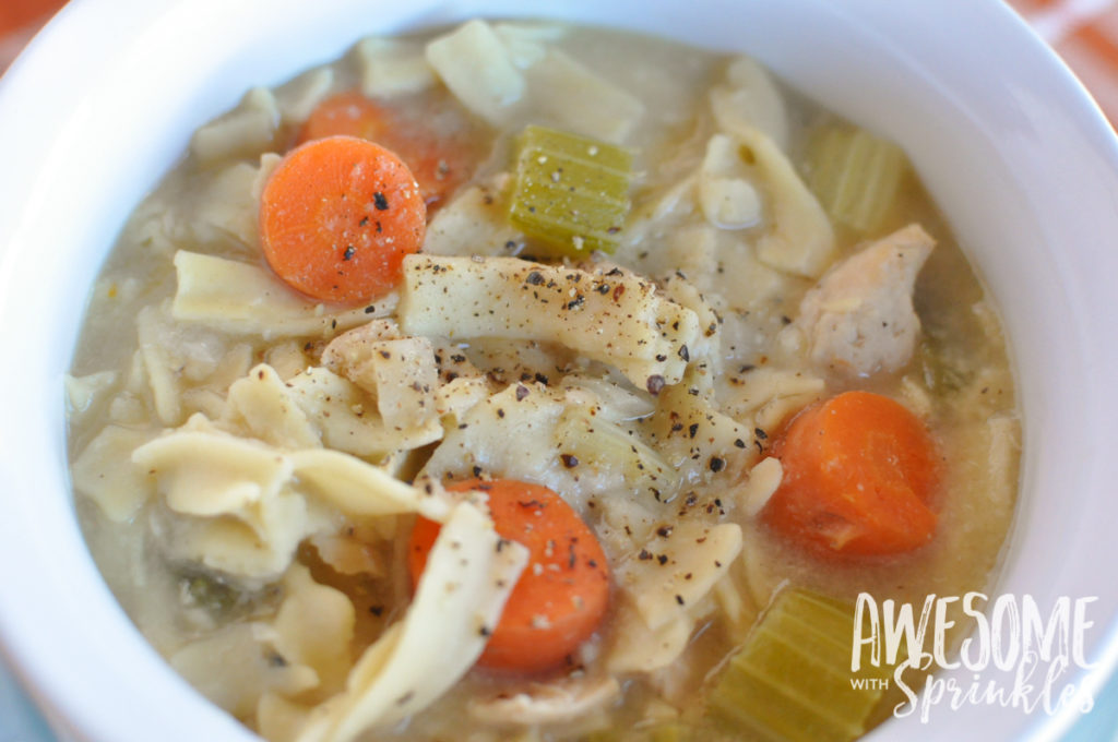 Sick-Day Chicken Noodle Soup | Awesome with Sprinkles