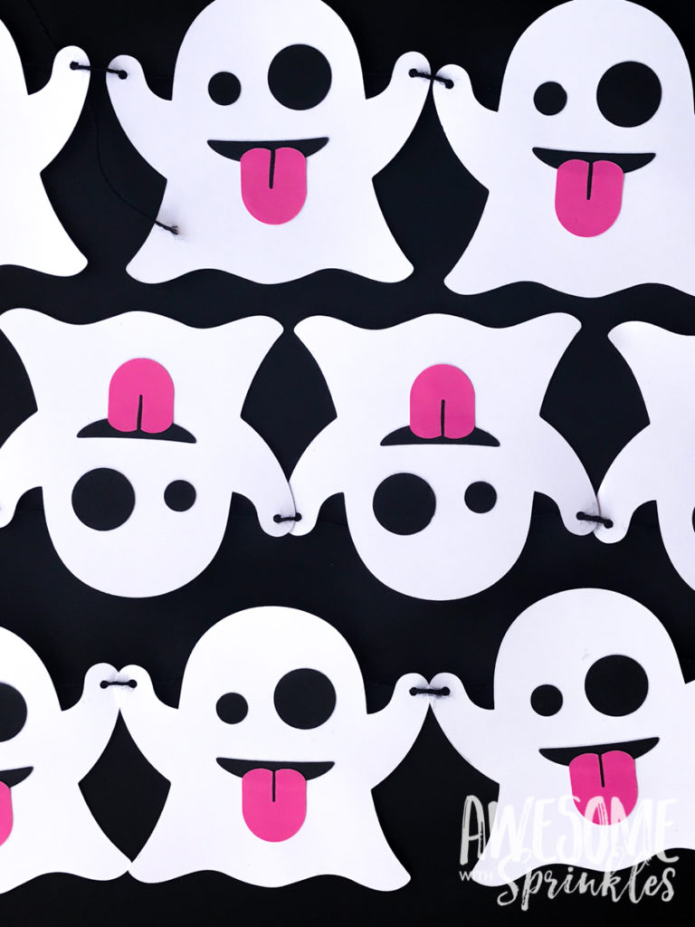 Emoji Ghost Banner | Awesome with Sprinkles