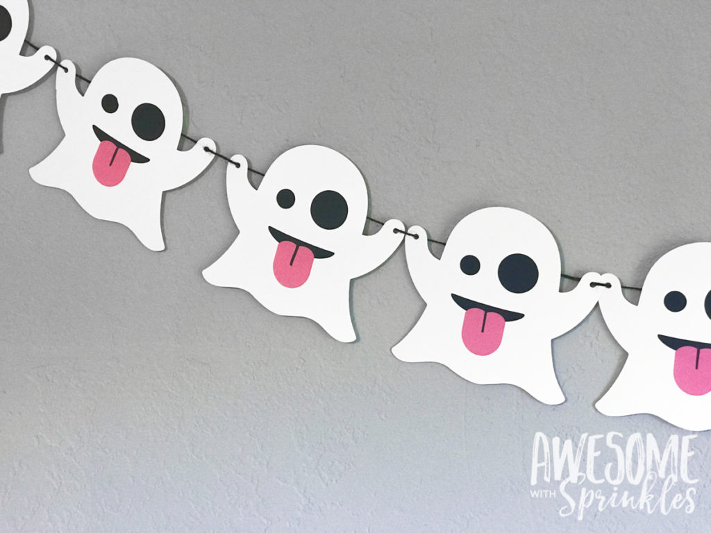 Emoji Ghost Banner | Awesome with Sprinkles