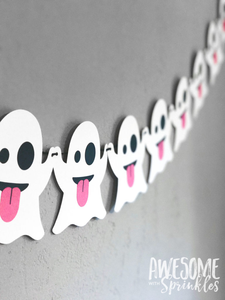 Emoji Ghost Banner | Awesome with Sprinkles