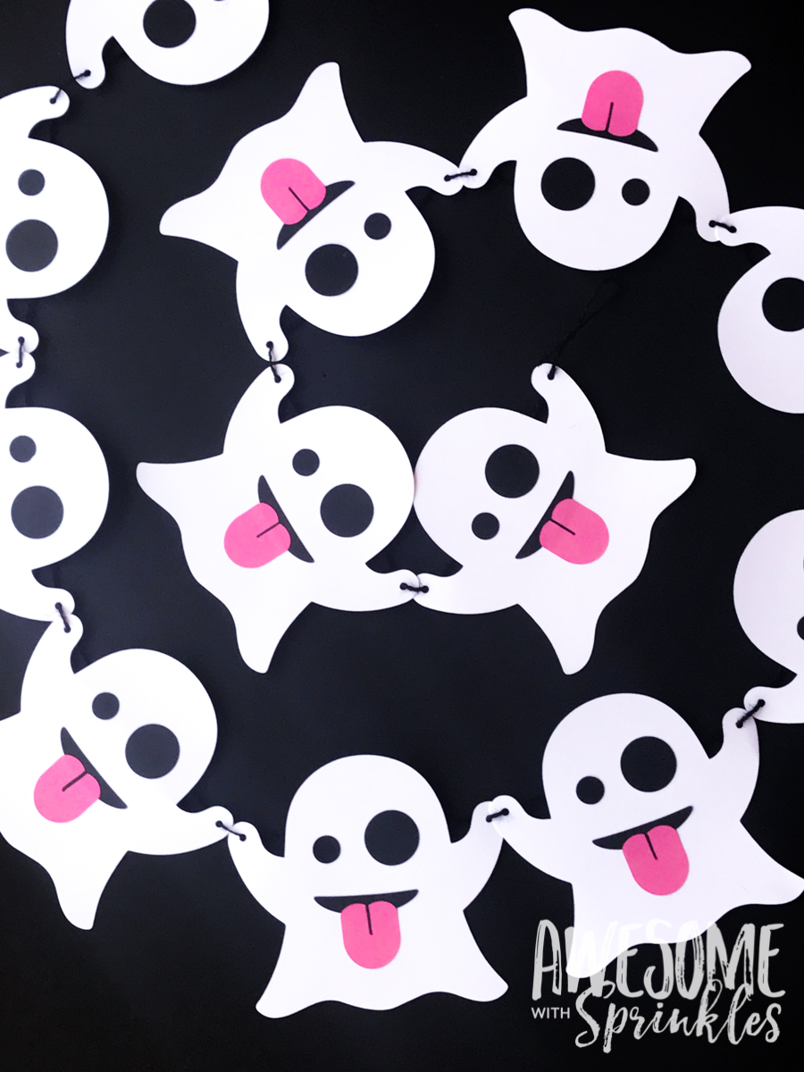 Emoji Ghost Banner | Awesome with Sprinkles