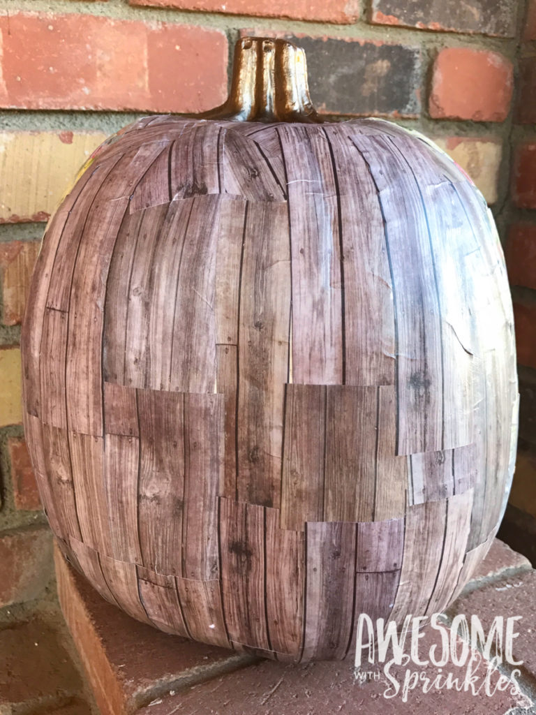 Decoupage Pumpkin Craft | Awesome with Sprinkles