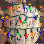 Stranger Things Alphabet Wall Pumpkin Decor