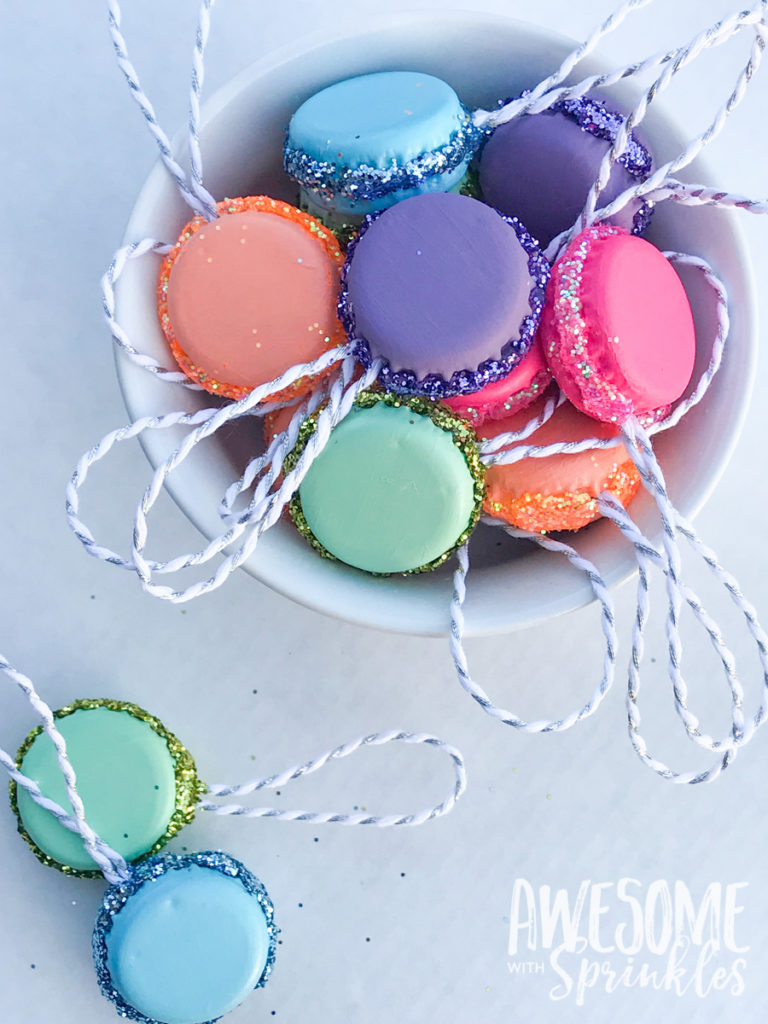 DIY Macaroon Ornaments | Awesome with Sprinkles