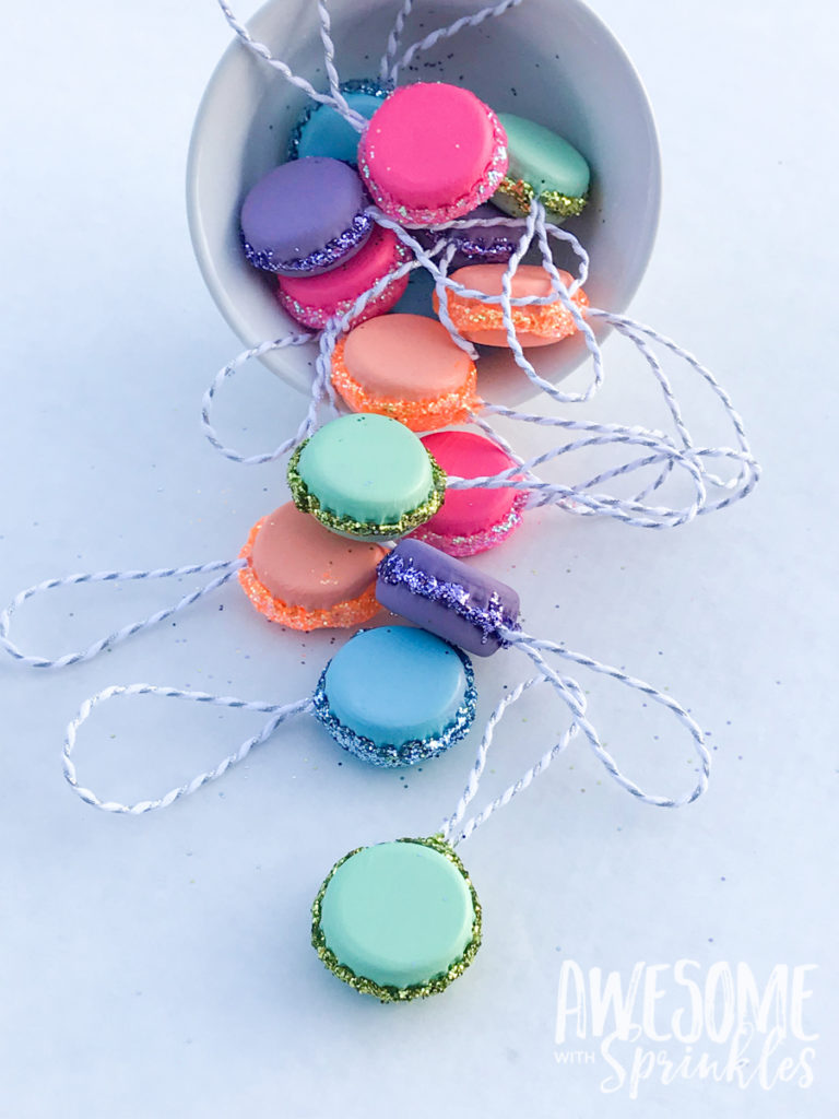 DIY Macaroon Ornaments | Awesome with Sprinkles