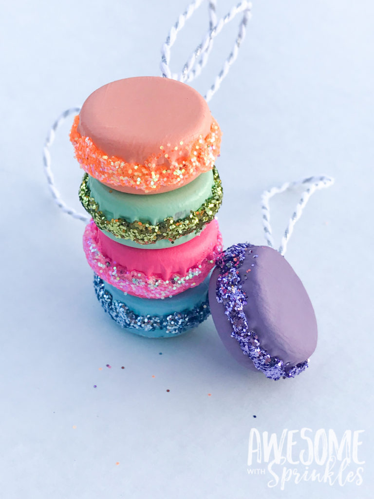 DIY Macaroon Ornaments | Awesome with Sprinkles