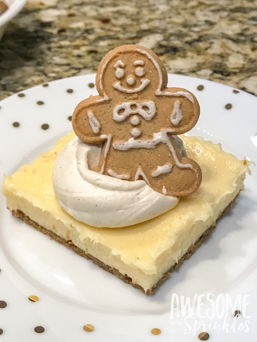 No-Bake Eggnog Cheesecake | Awesome with Sprinkles