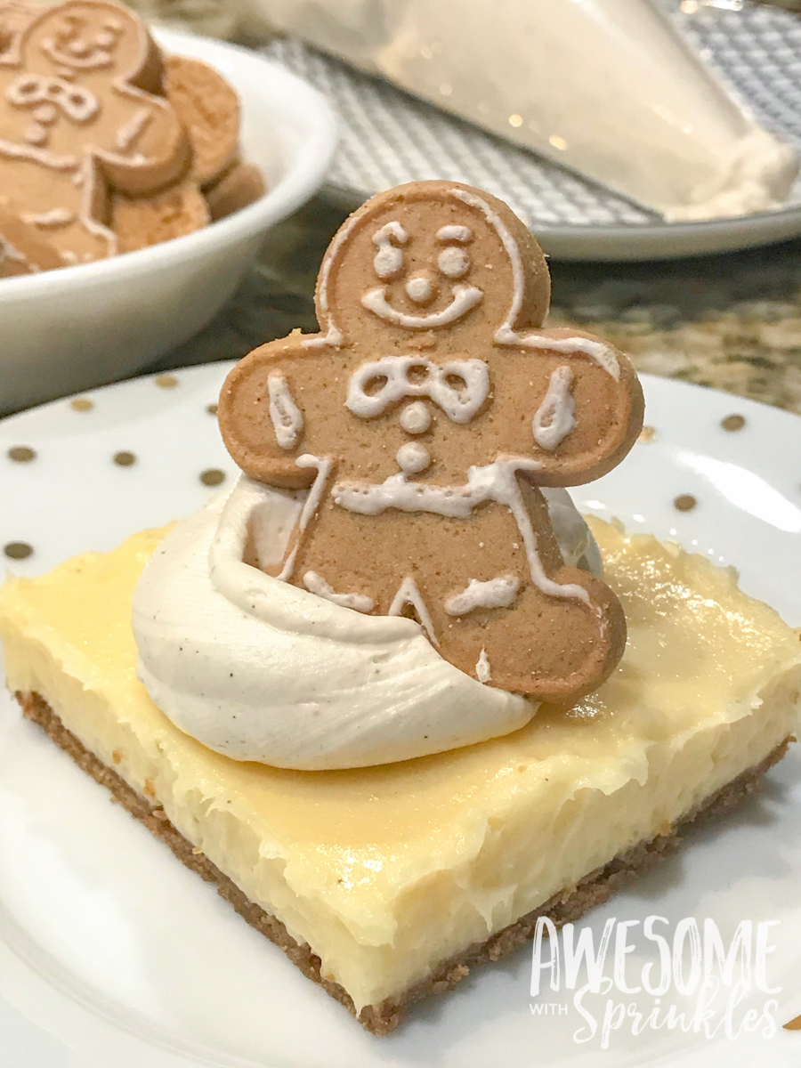 No-Bake Eggnog Cheesecake | Awesome with Sprinkles