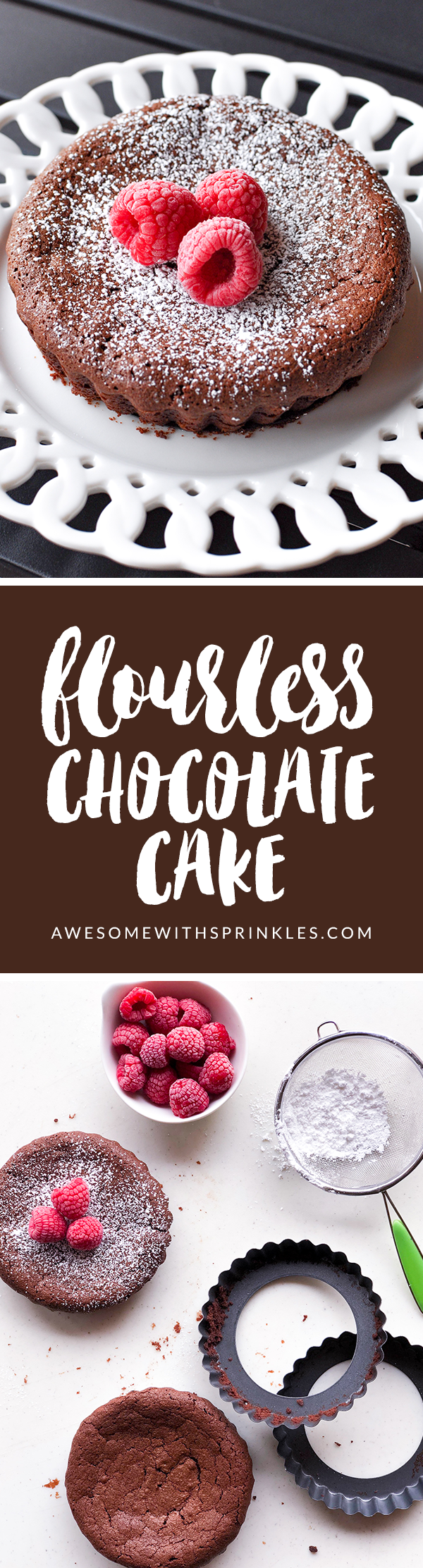 Flourless Chocolate Cake | Awesome with Sprinkles