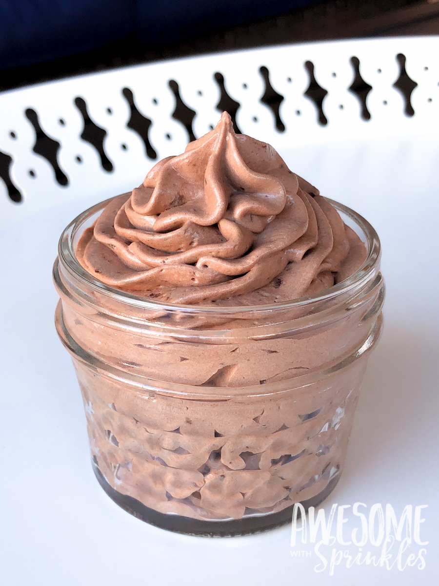Easy Nutella Mousse | Awesome with Sprinkles