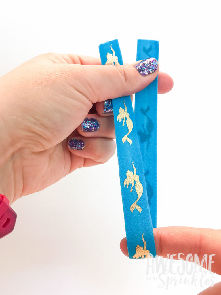 DIY Easy No-Crease Hair Ties with Foldover Elastic | Awesome with Sprinkles