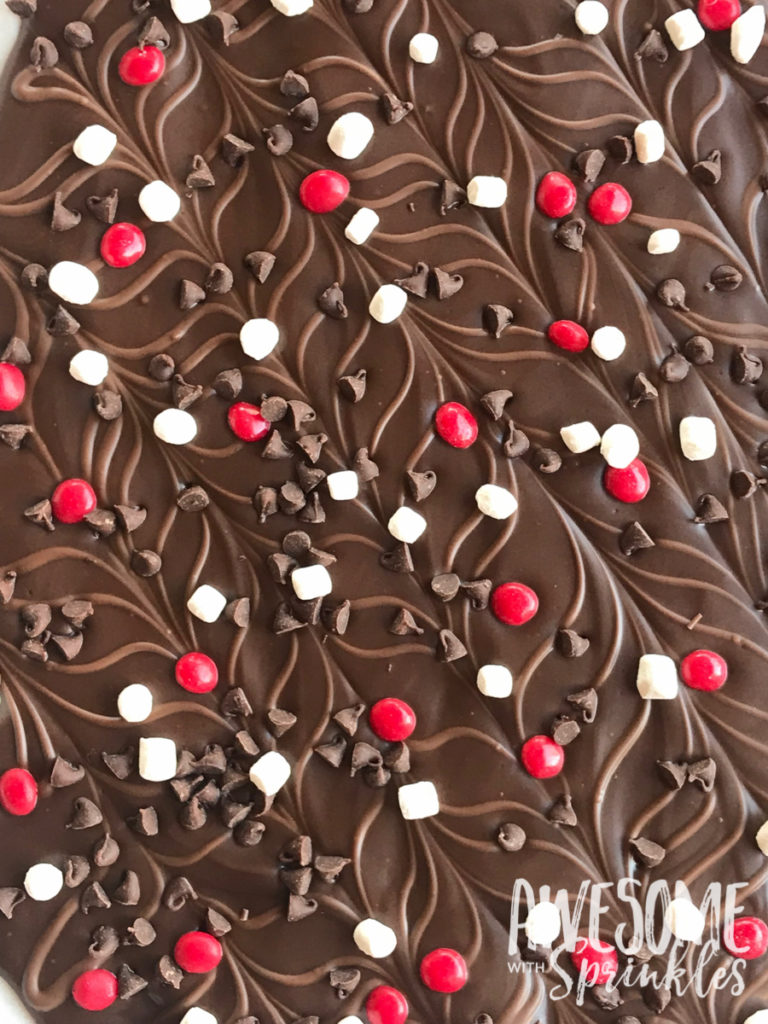 Red Hots Chocolate Bark | Awesome with Sprinkles