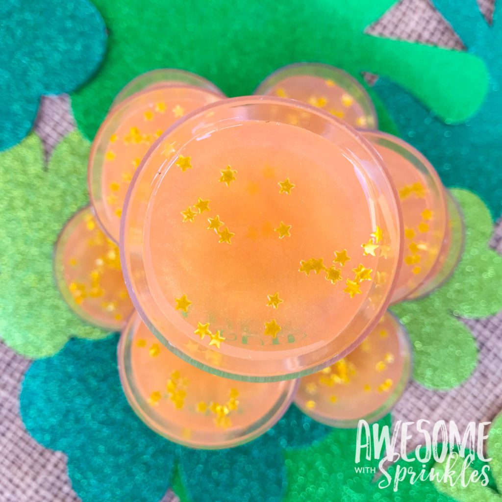 Butterscotch "Liquid Luck" Jelly Shots | Awesome with Sprinkles