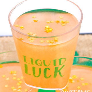 Butterscotch “Liquid Luck” Jelly Shots