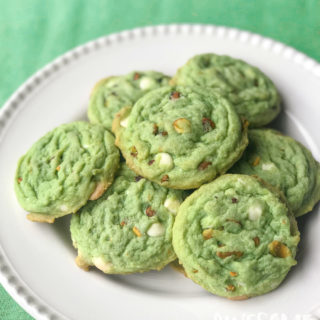 White Chocolate Pistachio Cookies