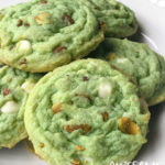 White Chocolate Pistachio Cookies | Awesome with Sprinkles