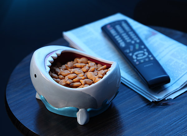 Shark Kitchen Gadgets Roundup for Shark Week | Shark Attack Serving Bowl