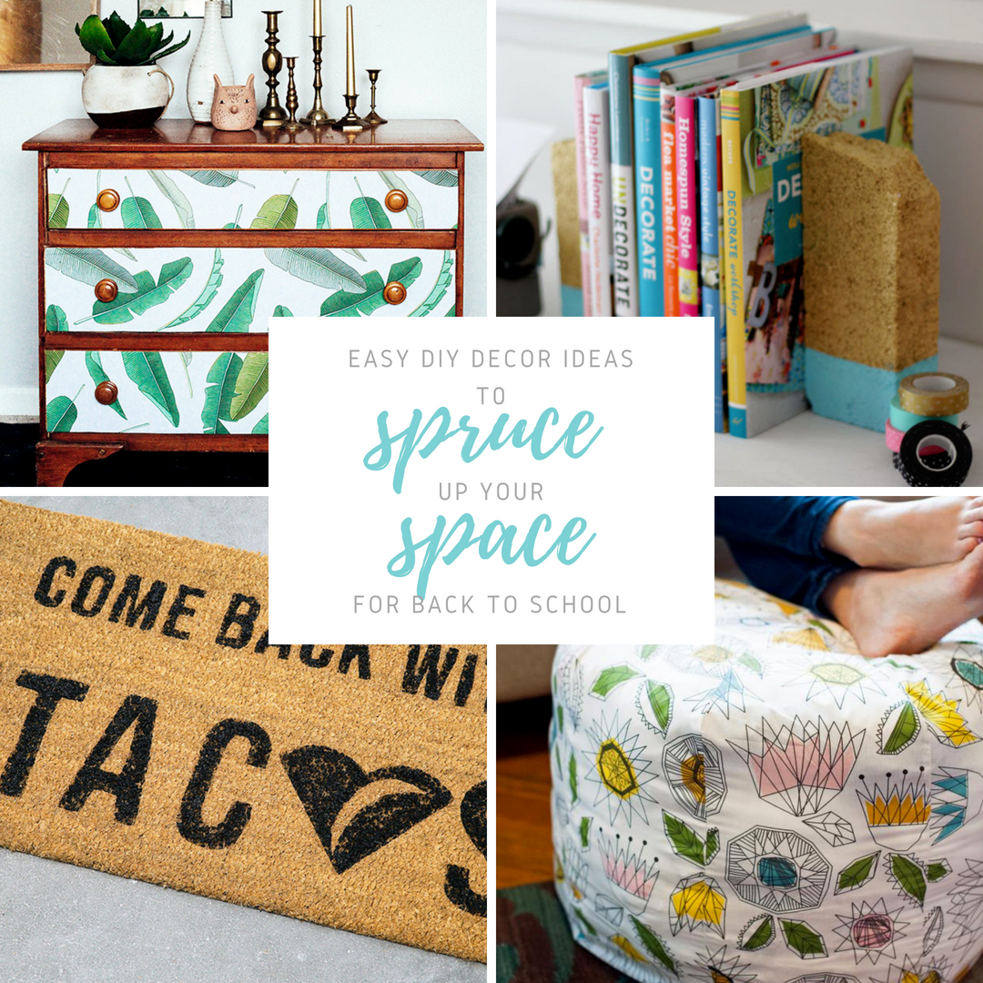 Easy DIy Decor Ideas for Back to School