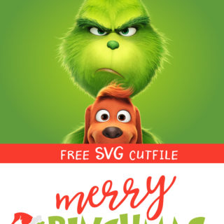 Merry Grinchsmas (free SVG cutfile)